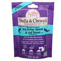 Stella & Chewy's 0.8 oz Freeze Dried Sea-Licious Salmon & Cod Dinner for Cats  