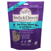 Stella & Chewy's Freeze Dried Sea-Licious Salmon & Cod Dinner for Cats