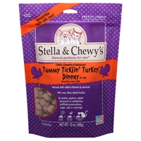 Stella & Chewy's 12 oz Freeze Dried Tummy Ticklin' Turkey Dinner for Cats  