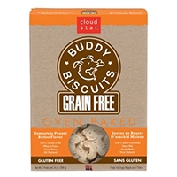 Grain Free Oven Baked Buddy Biscuits Dog Treats - Homestyle Peanut Butter  
