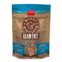 Grain Free Soft & Chewy Buddy Biscuits Dog Treats - Smooth Aged Cheddar  