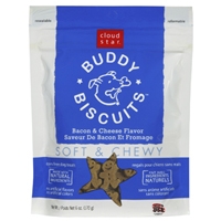 Cloud Star Soft & Chewy Buddy Biscuits Bacon & Cheese 6 oz.