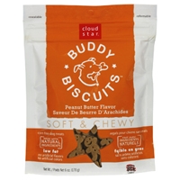 Cloud Star Soft & Chewy Buddy Biscuits Peanut Butter 6 oz.