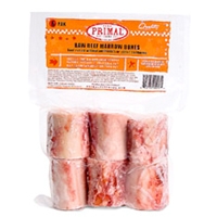 Primal Frozen Raw Beef Marrow Bone 2" 6 Pack 