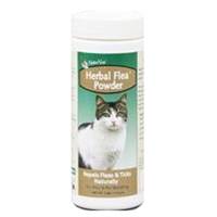 NaturVet Herbal Flea Pet Powder Cat 4oz