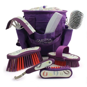 Desert Equestrian Equestria™ Sport Horseshoes™ 8-piece Grooming Kit