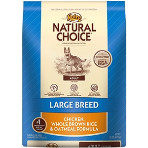 Natural Choice® Large Breed Adult Chicken Whole Brown Rice & Oatmeal Formula Dog Food