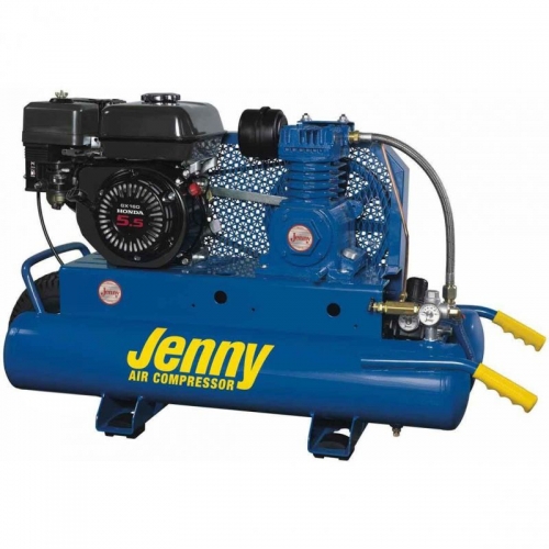 JENNY AIR COMPRESSOR 5.5HP GAS (WHEELBARROW)