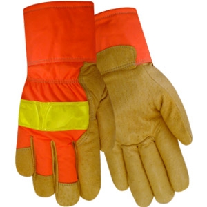 Red Steer Lined Premium Pigskin Gloves