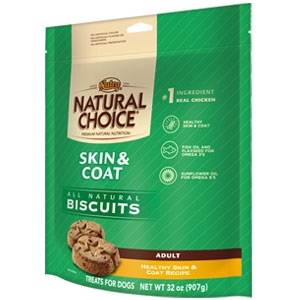 Nutro Nature's Choice Skin and Coat All Natural Biscuit 16 oz