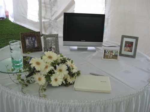 Guest Book Table