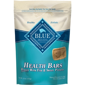 BLUE Health Bars Fish & Sweet Potato Baked Dog Treats