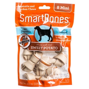 SmartBones Mini Sweet Potato Vegetable & Chicken Chews