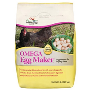 Manna Pro Omega Egg Maker Supplement for Laying Hens