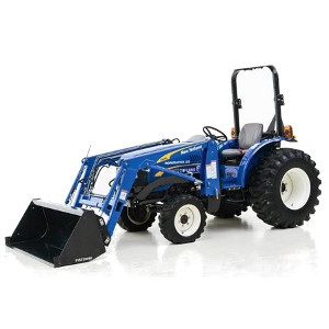 New Holland Tractor with Loader Bucket