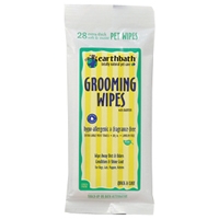 Earthbath Grooming Wipes Hypo Allergenic Wipes 28 Ct Travel Pack  