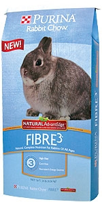 Rabbit Chow Fibre3 Natural AdvantEdge 50#