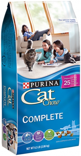 CAT CHOW COMPLETE 5/6.3 LB  CASE  