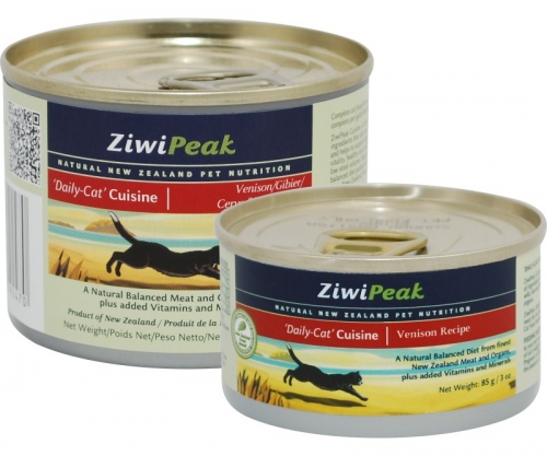 ZiwiPeak Venison Cans for Cat 12/6 oz.