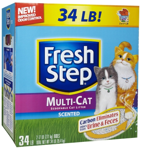 Fresh Step Multi Cat Scented 34 LB  