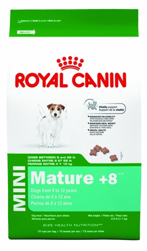 Royal Canin Mini Mature +8 Dog 4/2.5#