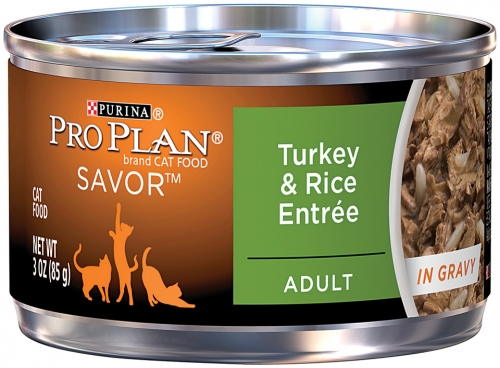 Pro Plan Turkey & Rice Entre for Adult Cats 