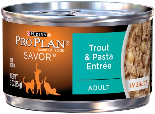 Pro Plan Sauce Trout/Pasta Cat Can 24/3oz