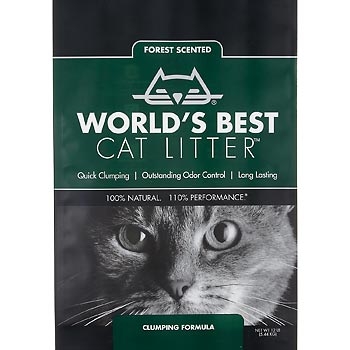 World's Best Cat Litter Clumping Forest Scented Formula  24lbs  