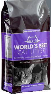 World's Best Scented Multiple Cat Clumping Formula 5/7lb  