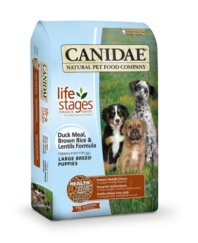 CANIDAE Large Breed Puppy Formula, Duck, Brown Rice & Lentils  