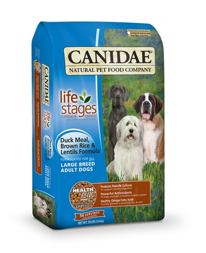 CANIDAE Large Breed Adult Formula, Duck, Brown Rice & Lentils  