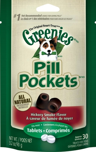 Canine Greenies Pill Pockets HICKORY SMOKE Tablet  