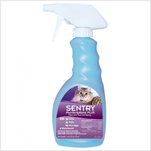 Sergeant's Sentry Natural Defense Fles/Tick Spray for Cats/Kittens 8oz 