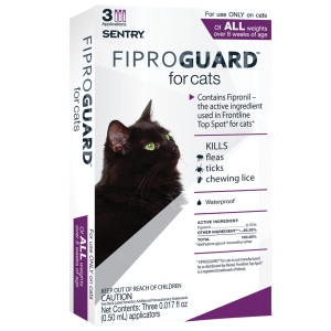 Sergeant's Fiproguard Flea & Tick Topical for cats all weights  
