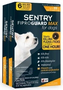 Fiprogd Max Dog <22# Orange 2-3Pk