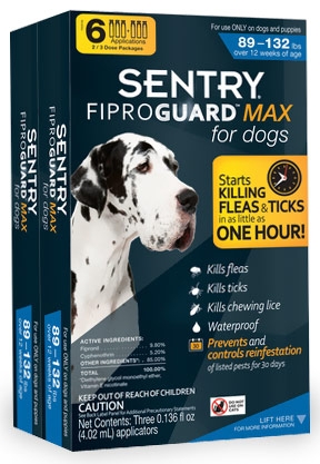 Fiprogd Max Dog 89-132 Blue 2-3Pk