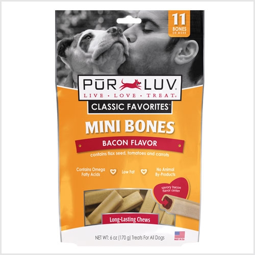 Sergeant's Purluv Mini Bones Bacon 6oz