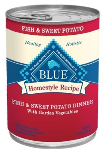Blue Buffalo Homestyle Recipes Fish/Sweet Potato Dog 12.5OZ