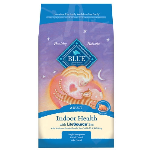 BLUE™ Indoor Health Chicken & Brown Rice Recipe For Adult Cats- 3lbs, 7lbs, 15lbs