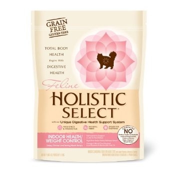 Holistic Select Grain Free Indoor Health/Weight Control 6/2.5 lb. case