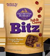 Old Mother Hubbard Soft Distinctive Soft & Chewy Bitz Peanut Butter Flavor 8/6 oz.