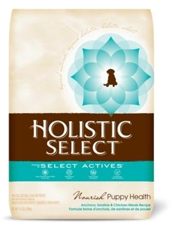 Holistic Select Nourish Puppy Health Anchovy, Sardine & Chicken Meals Recipe 6/6 lb.
