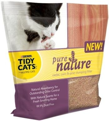 Tidy Cats Pure Nature Scoop 6/7.5# Case  