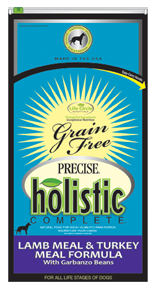 Precise Holistic Complete Lamb & Turkey Grain Free Event Bag - Dog 12/1.1#  