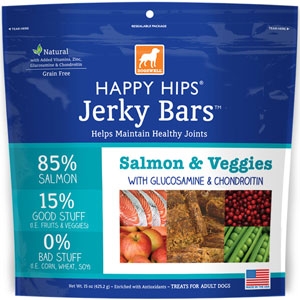 DOGSWELL® 32 oz HAPPY HIPS® Jerky Bars Salmon & Veggies  