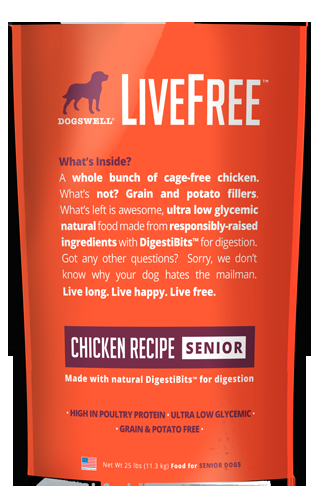 Livefree™ Senior Chicken Recipe 25#