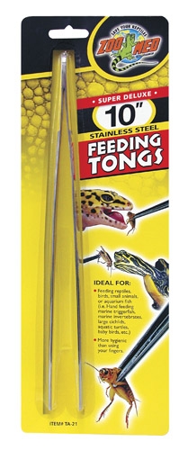 Zoo 10" Ss Feeding Tongs