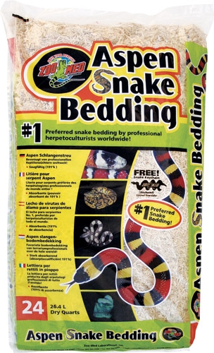 Zoo Aspen Snake Bedding 24Qt