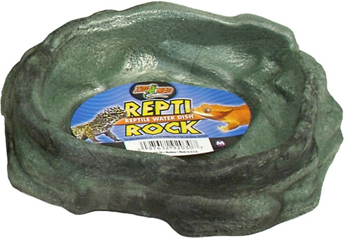 Zoo Repti Rock Water Dish Med