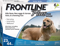 Frontline Plus 6Month Dog 23-44#
